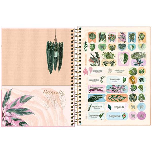 Imagem de Planner semanal espiral 2025 80 folhas Naturalis M7 Tilibra