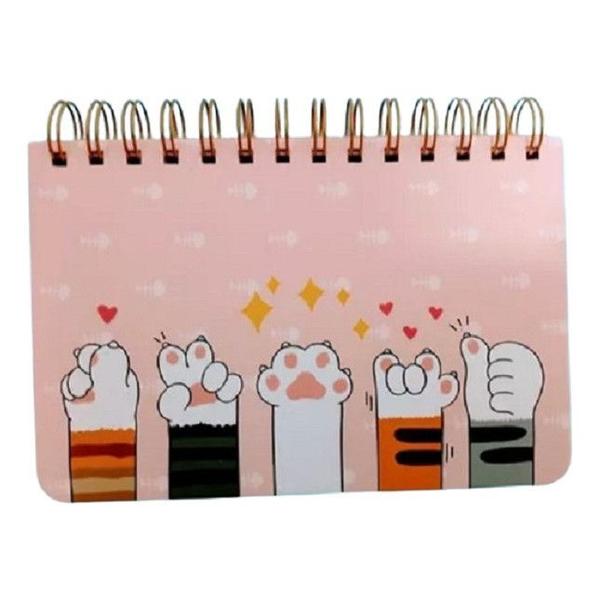 Imagem de Planner Semanal Permanente Não Datado Espiral Capa Dura Kawaii Fofura Agenda 52 Fls