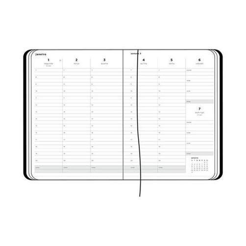 Imagem de Planner Wire-O 2024 - Cícero - Semanal Checklist 17X24 Café