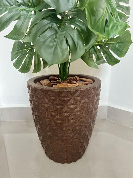 Imagem de Planta Artifical Costela De Adão +vaso Polietileno Completo