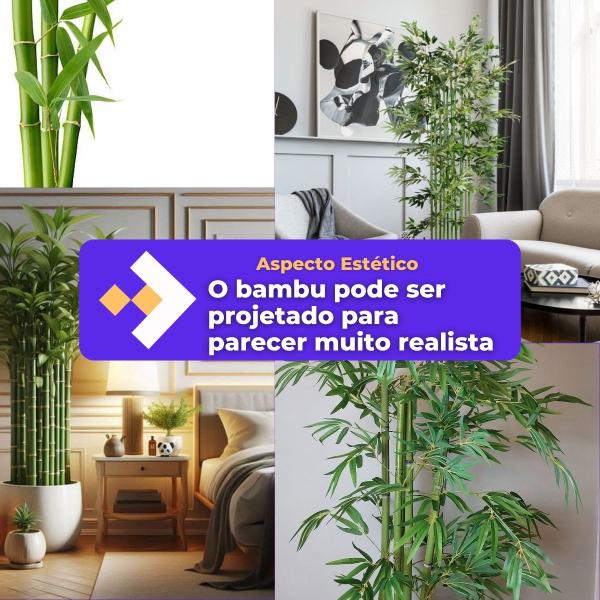 Imagem de Planta Artificial Árvore Bambu Japonês 1,40 metros de altura