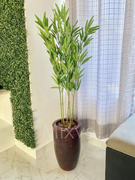 Imagem de Planta Artificial Bambu Da Sorte Vaso Grande Casa Decoração