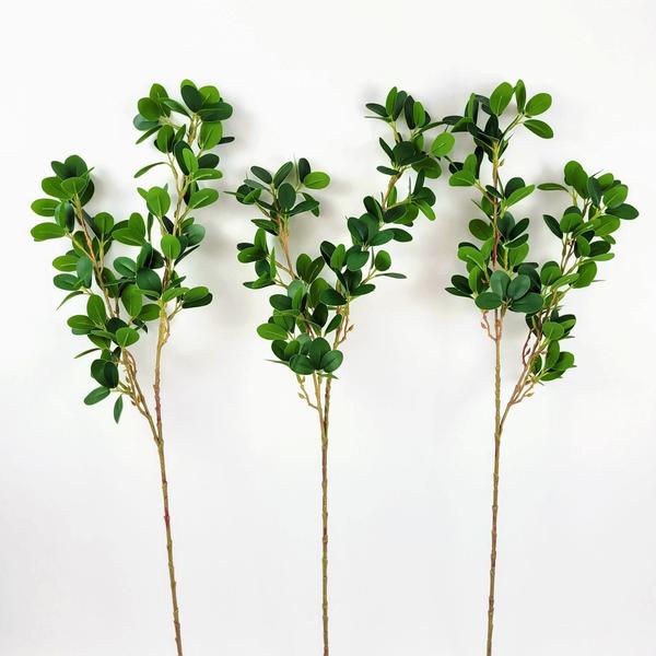 Imagem de Planta Artificial Buxus Microphylla 81X15X10Cm Haste Kit 3Pc