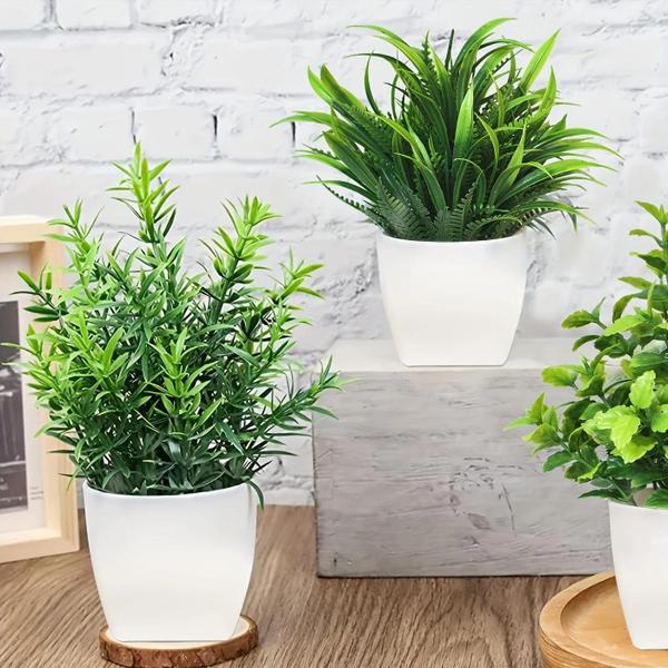 Imagem de Planta Artificial em Vaso Bonsai - Decoração para Mesa, Casa e Escritório