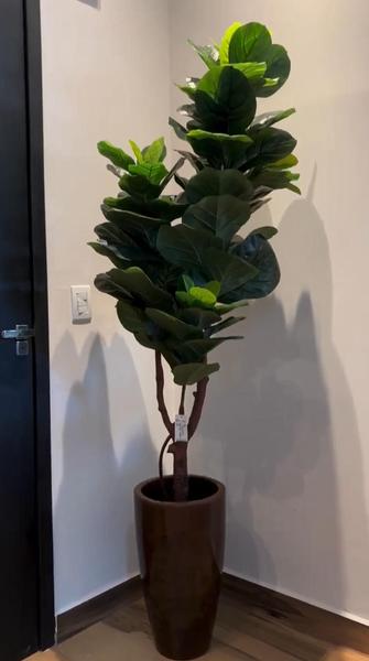 Imagem de Planta artificial ficus lyrata 1.10mt o vaso não acompanha