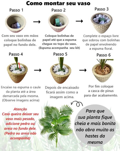 Imagem de Planta Artificial Ficus Lyrata Com Vaso Bojo De Polietileno