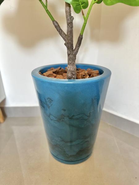 Imagem de Planta Artificial Ficus Lyrata Com Vaso Liso Polietileno