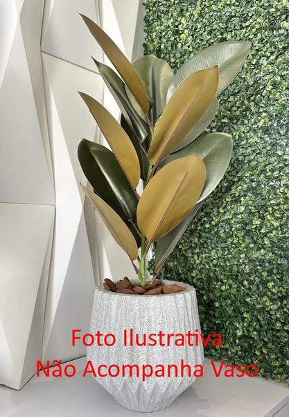 Imagem de Planta Artificial Ficus Lyrata Folhas Lindas Decoração Casa 