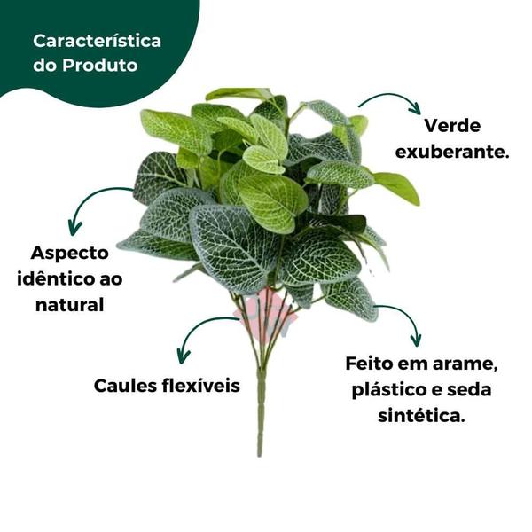 Imagem de Planta Artificial Mosaico para Decoração 