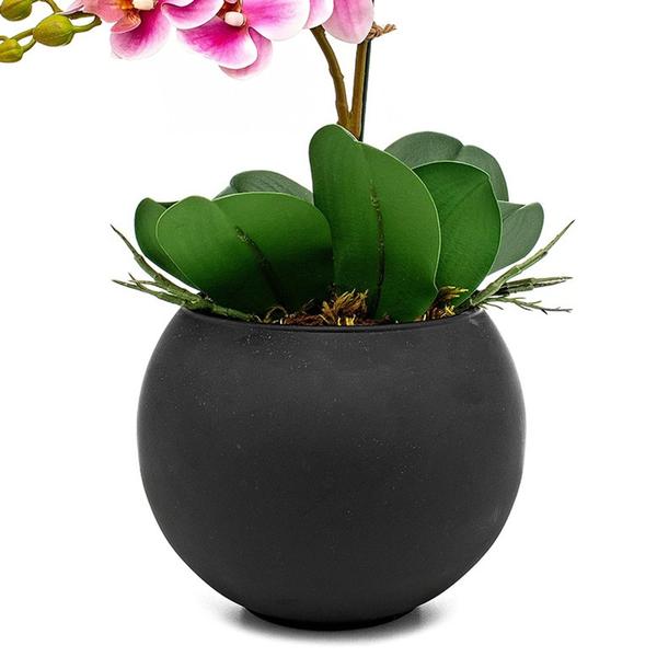 Imagem de Planta Artificial Orquídea Silicone 3d Super Realista