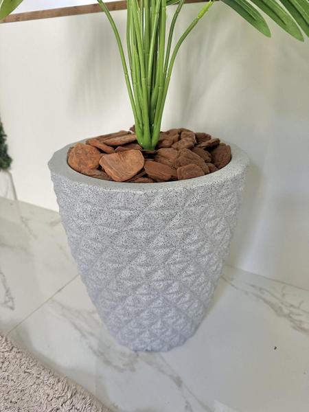 Imagem de Planta Artificial Palmeira Com Vaso Cinza Completo