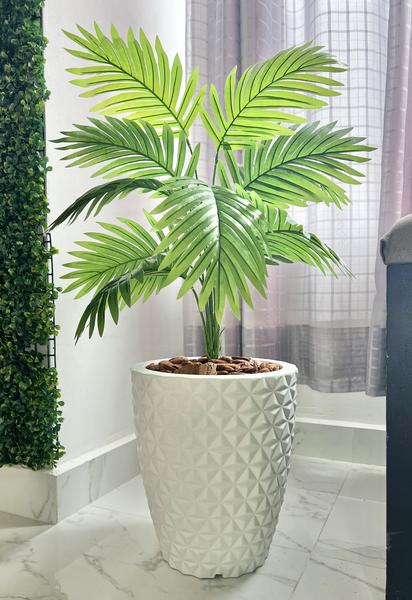 Imagem de Planta Artificial Palmeira com Vaso Polietileno Completo