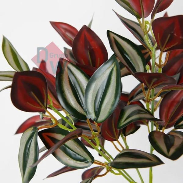 Imagem de Planta Artificial Tradescantia Zebrina - Lambari Roxo