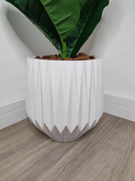 Imagem de Planta Ficus Artificial Jiboia Com Vaso Origami Polietileno