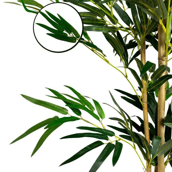 Imagem de Planta Permanente de Bambu Realista Verde 1,10m