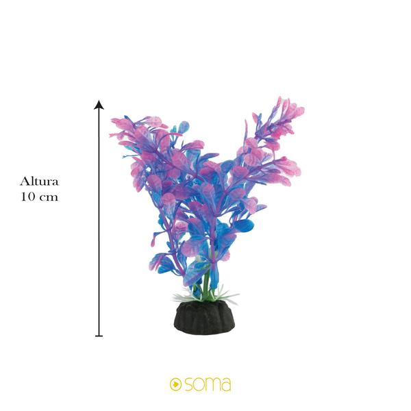 Imagem de Planta plastica soma economy 10cm roxa(mod.423)