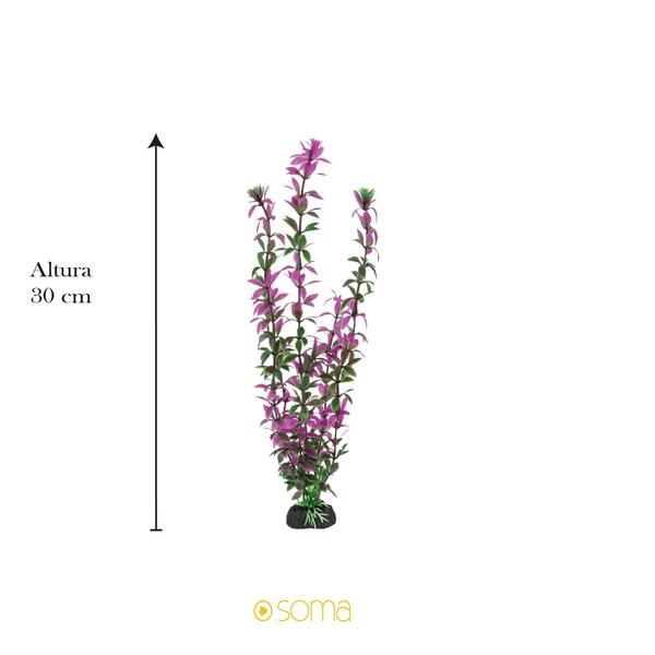 Planta plastica soma economy 30cm roxa(mod.433) Imagem de Planta plastica soma economy 30cm roxa(mod.433)