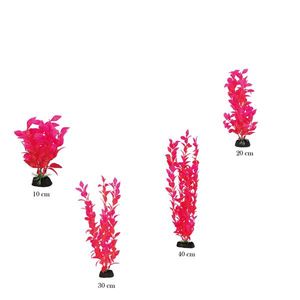 Planta plastica soma economy 30cm vermelha(mod.873) Imagem de Planta plastica soma economy 30cm vermelha(mod.873)