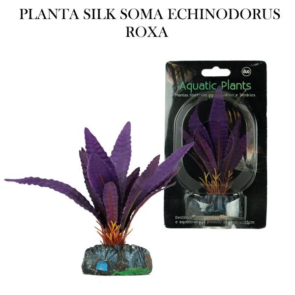 Imagem de Planta silk soma echinodorus roxa 13cm