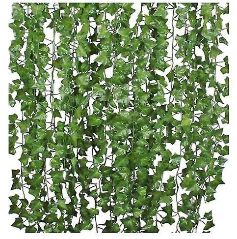 Plantas artificiais de folhas de hera Vine Wokex 12 fios de 25 m Imagem de Plantas artificiais de folhas de hera Vine Wokex 12 fios de 25 m