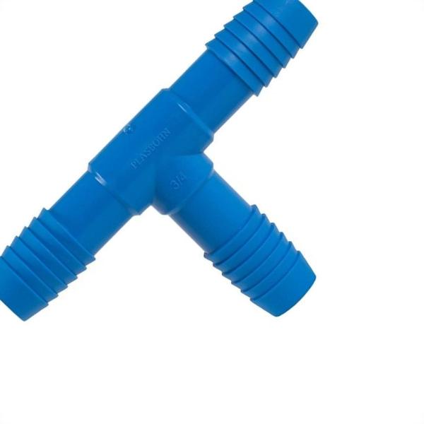 Imagem de Plasbohn Azul Tee Interno Triplo 3/4'' 2435 - Kit C/25