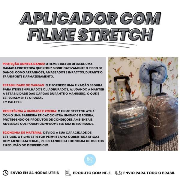 Imagem de Plastico Filme Para Valante 10Und. + 1 Aplicador De Stretch