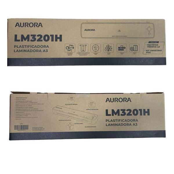 Imagem de Plastificadora e laminadora bopp/foil aurora a3 lm3201h 220v