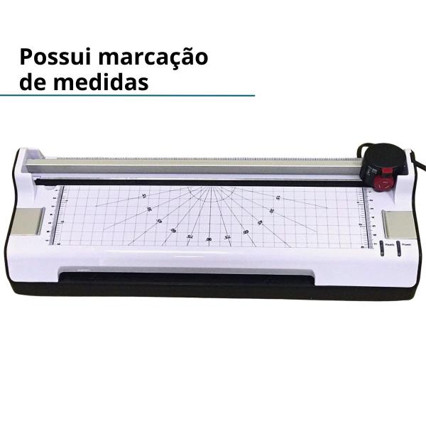 Imagem de Plastificadora Laminadora Refiladora A4 5 Em 1 IWPLRA45X1 110v