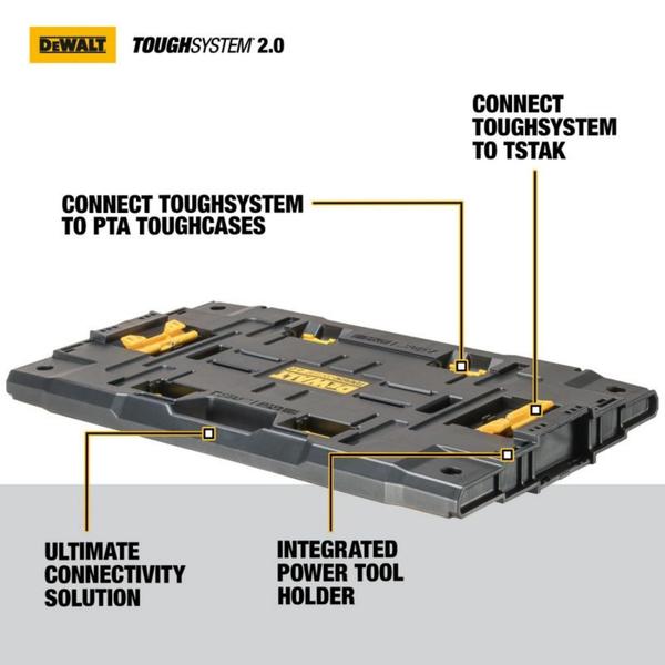 Imagem de Plataforma Adaptadora Toughsystem P/Tstak Dwst08017 Dewalt