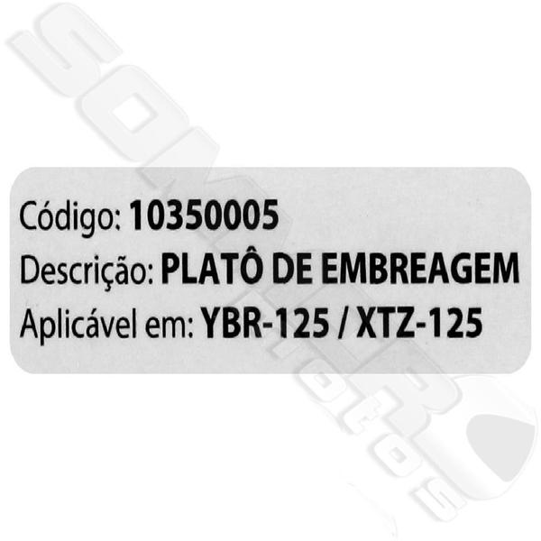 Imagem de Plato Embreagem Ybr 125/ Xtz 125 Scud