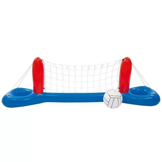 Imagem de Play Center Vôlei Inflável para Piscina Kit com Bola e Rede MOR