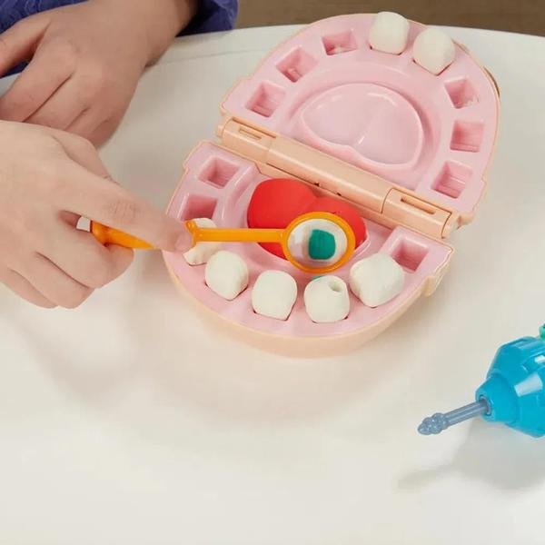 Imagem de Play doh brincando de dentista massinha infantil hasbro f1259