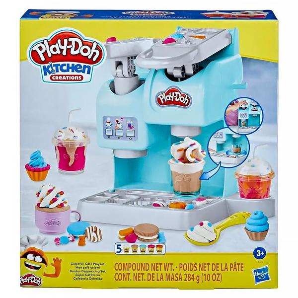 Imagem de Play-Doh Cozinha Criações Coloridas Cafeteira Divertida com 5 Potes Color F4372 - Hasbro