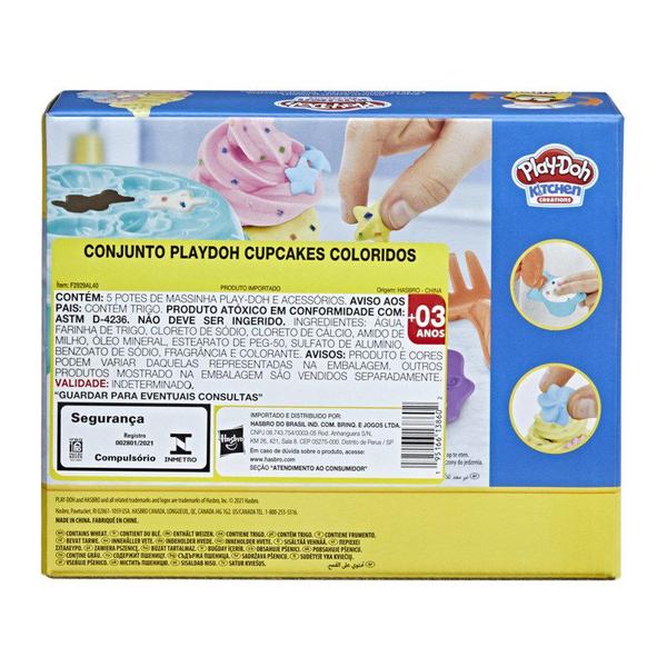 Imagem de Play doh cupcakes coloridos - hasbro f2929