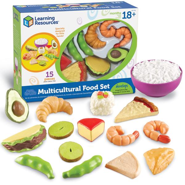 Imagem de Play Food Set Learning Resources New Sprouts 15 peças para mais de 18 meses