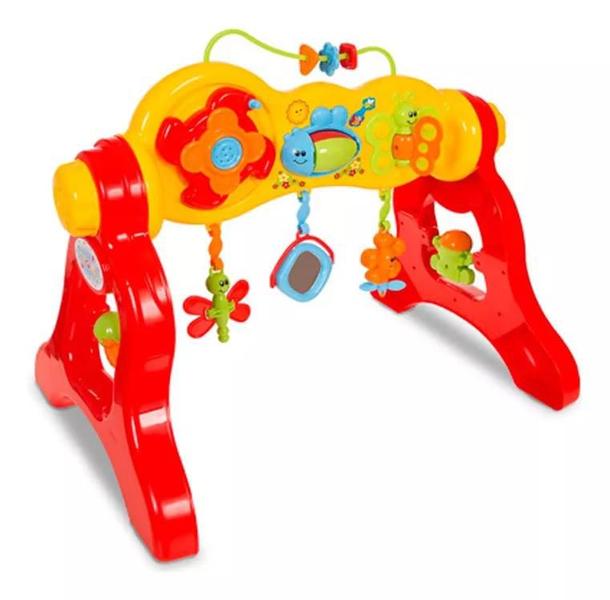 Play Gym Infantil Com Som 3040 3 em 1 Maral Colorido Didático e Divertido Imagem de Play Gym Infantil Com Som 3040 3 em 1 Maral Colorido Didático e Divertido