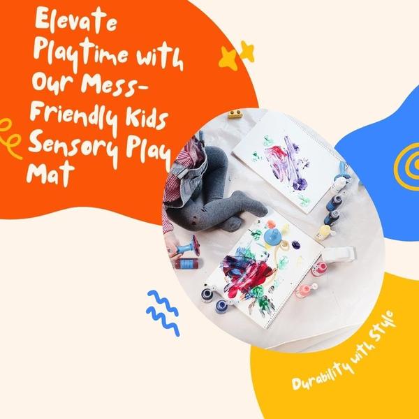 Imagem de Play Mat BLUETREE Sensory and Messy para crianças pequenas à prova d'água