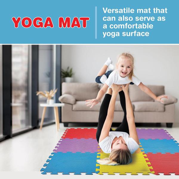 Imagem de Play Mat MedCA Floor Mat 60 Tiles Foam EVA para crianças