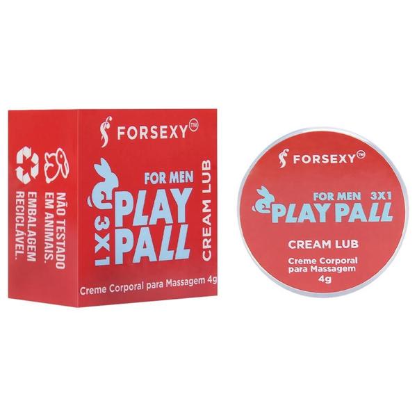 Imagem de Play Pall 3X1 Cream Lub Gel Masculino 4G For Sexy