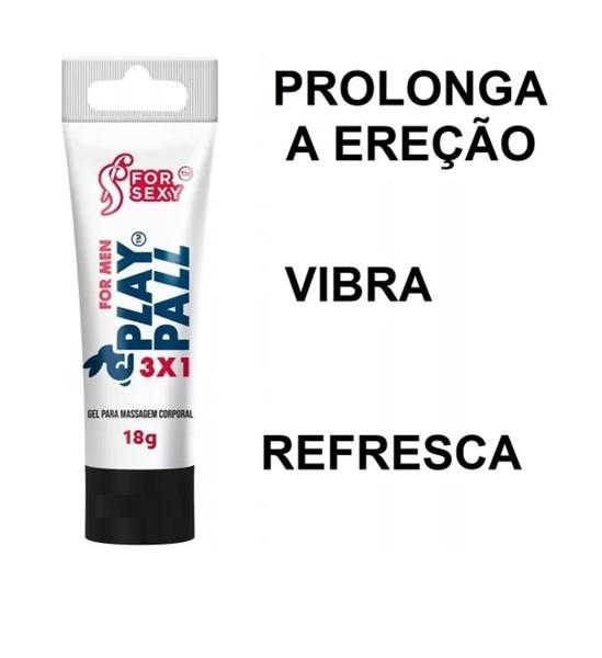 Imagem de Play Pall Gel Masculino Cream Lub 18g - Sexy Shop - FORSEXY