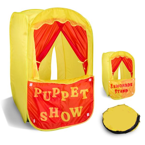 Imagem de Play Tent Playbees Puppet Show com palco frontal para crianças