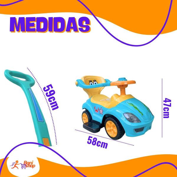 Imagem de Playduo carrinho de passeio com empurrador tubarão