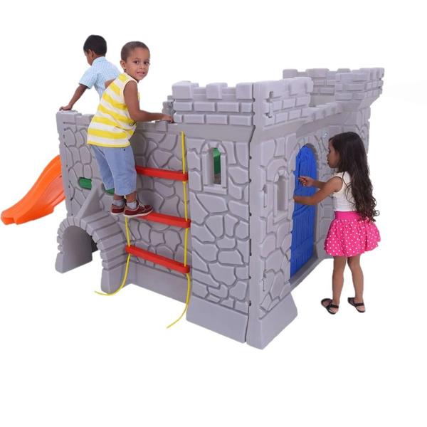 Imagem de Playground Castelo Medieval Xalingo c/ Escorregador Infantil