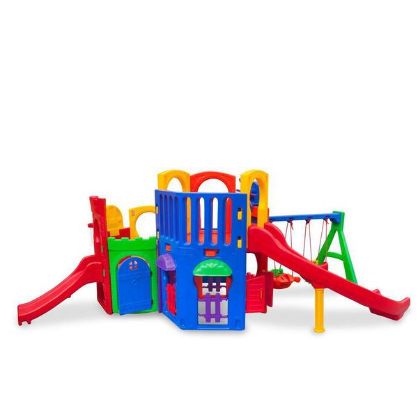 Playground Multiplay Petit + Play House + Kit Fly Duplo - Freso Imagem de Playground Multiplay Petit + Play House + Kit Fly Duplo - Freso