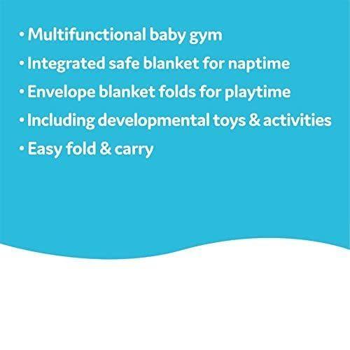 Imagem de Playmat Gym Yookidoo de 3 estágios com tapete e cobertor Tummy Time