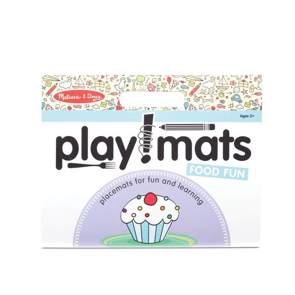 Imagem de Playmats Melissa & Doug Food Fun para colorir 24 páginas