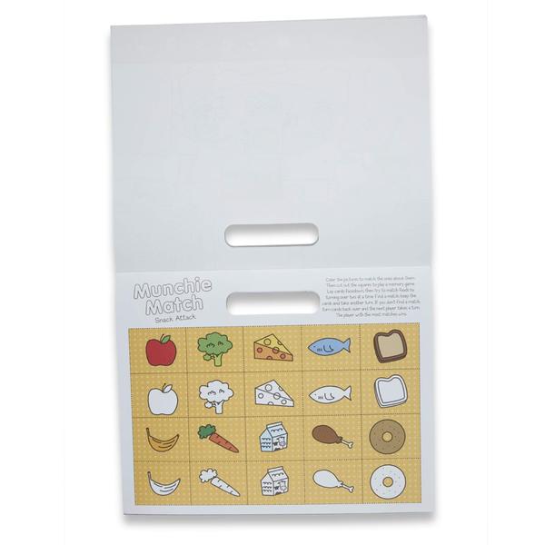 Imagem de Playmats Melissa & Doug Food Fun para colorir 24 páginas