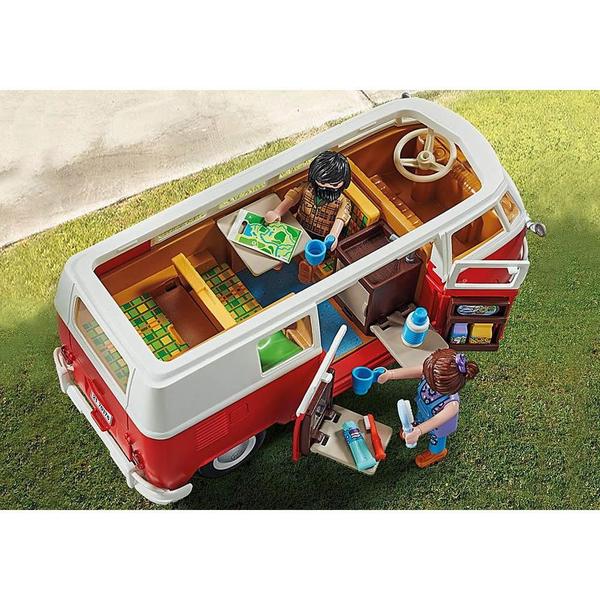 Imagem de Playmobil 70176 T1 Camping Bus Kombi com Bagageiro Volkswagen