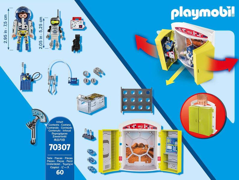 Imagem de Playmobil 70307 Space Box Missão Para Marte Astronautas 2528