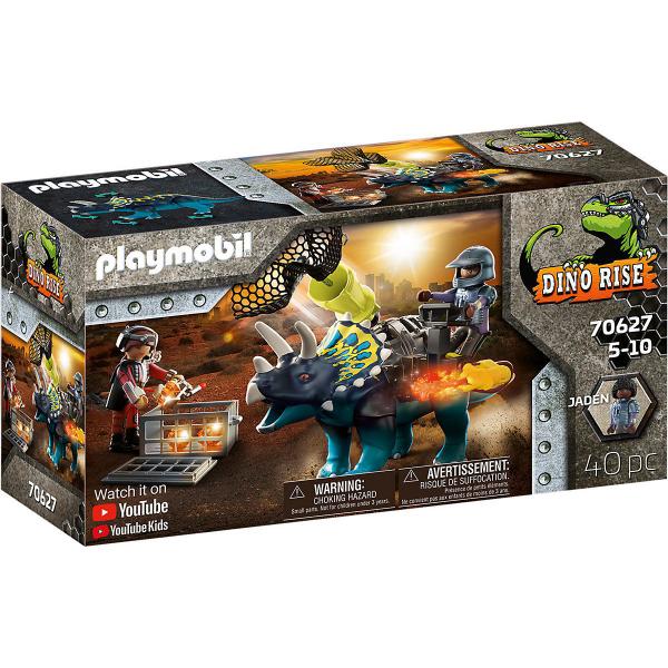 Playmobil 70627 triceratops: batalha pelas ped Imagem de Playmobil 70627 triceratops: batalha pelas ped